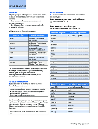 Chantiers d'orthographe (6) / Liaisons dangereuses