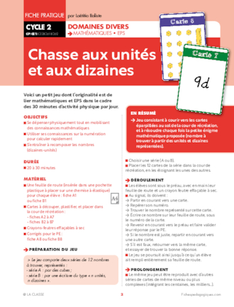 Chasse aux unités et aux dizaines