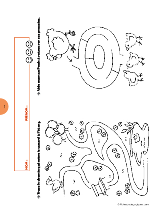 Cheminements et labyrinthes