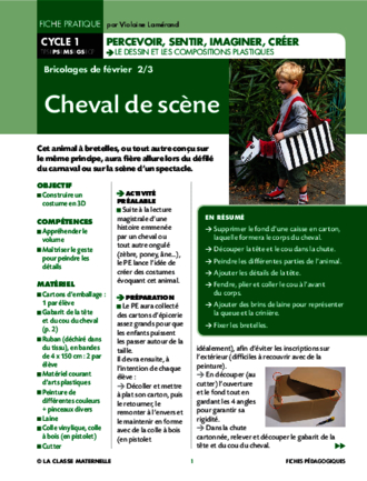 Cheval de scène