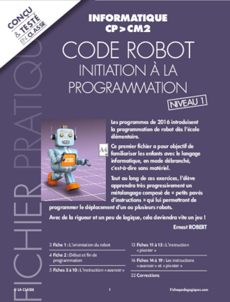 Code Robot - Initiation à la programmation Niveau 1