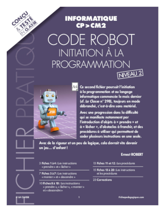 Code Robot - Initiation à la programmation Niveau 2