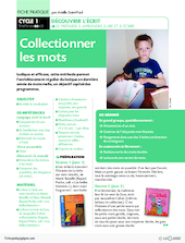 Collectionner les mots