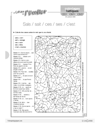 Coloriages ludiques / Le nombre manquant