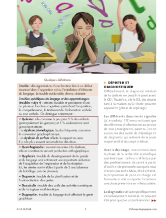 Comment accueillir en classe  un enfant dyslexique ?