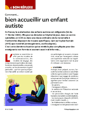 Comment bien accueillir un enfant autiste ?