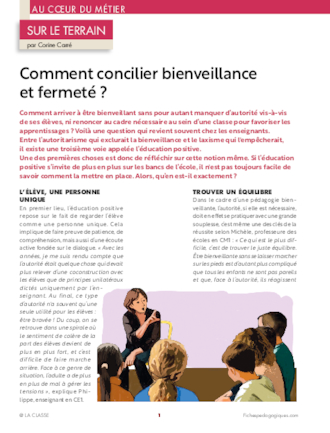 Comment concilier bienveillance et fermeté ?