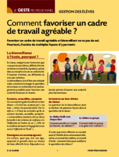 Comment favoriser un cadre de travail agréable ?