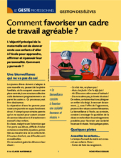 Comment favoriser un cadre de travail agréable ?