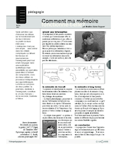 Comment ma mémoire fonctionne-t-elle? (Cycle 2)