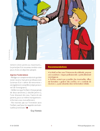 Comment rencontrer les parents individuellement ?