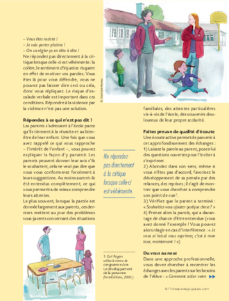 Comment répondre à un parent agressif ?