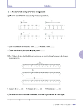 Comparer des mesures en CE1