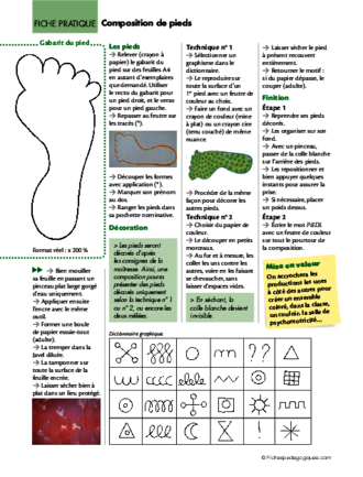 Composition de pieds