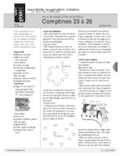 Comptines 23 à 26