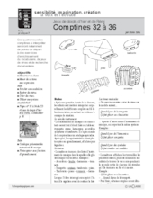 Comptines 32 à 36