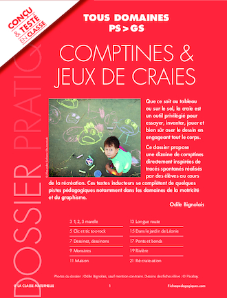 Comptines et jeux de craie