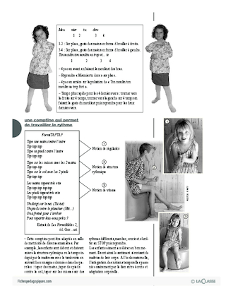 Comptines et psychomotricité (3) / Comptines et notions temporelles