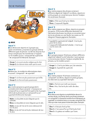 Conseil de révisions (10) Les degrès de l'adjectif