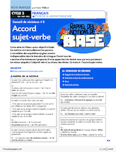 Conseil de révisions (2) / Accord sujet-verbe