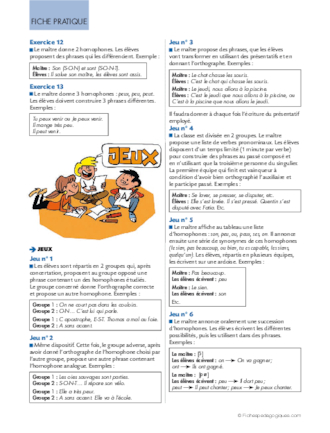 Conseil de révisions (8) Les homophones grammaticaux