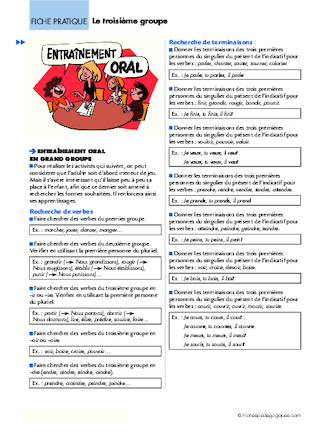 Conseils de révisons (6). Le troisième groupe