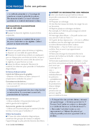 Conseils et activités en PS - Période 2