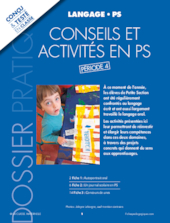 Conseils et activités en PS - Période 4