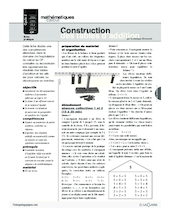 Construction des tables d'addition