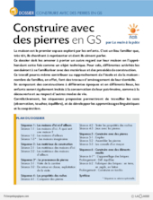 Construire avec des pierres en GS (dossier)