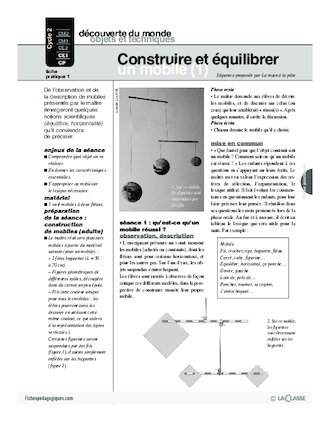 Construire et équilibrer un mobile (1)