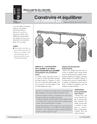 Construire et équilibrer un mobile (2)