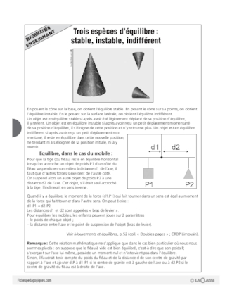 Construire et équilibrer un mobile (2)