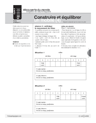 Construire et équilibrer un mobile (4)