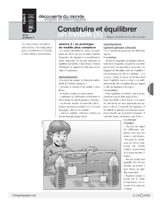 Construire et équilibrer un mobile (5)