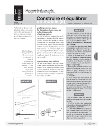 Construire et équilibrer un mobile (6)