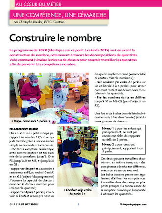 Construire le nombre