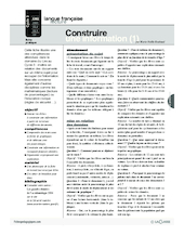 Construire une information (1)