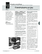 Construisons un jeu électrique (2)