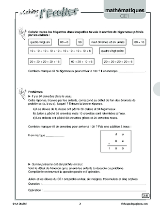 Contes à compter (4) / Partie de pêche