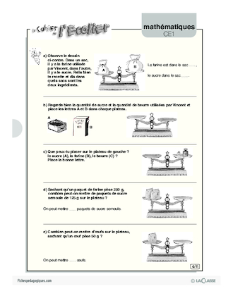 Contes à compter (6) / Activité cuisine