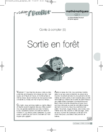 Contes à compter CE1 (5) / Sortie en forêt