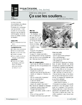 Côté livre, côté jardin (2) / Ca use les souliers