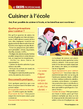 Cuisiner à l'école primaire