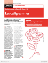 Curiosités et leçons de choses (3) / Les calligrammes