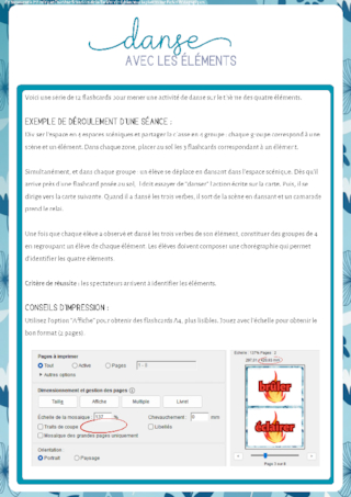 Danse avec les éléments