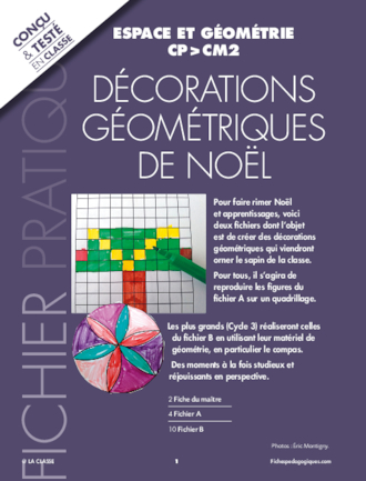 Décorations géométriques de Noël