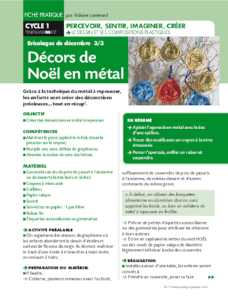 Décors de Noël en métal