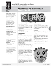 Découvrir l'écrit (1) / Bonnets et manteaux