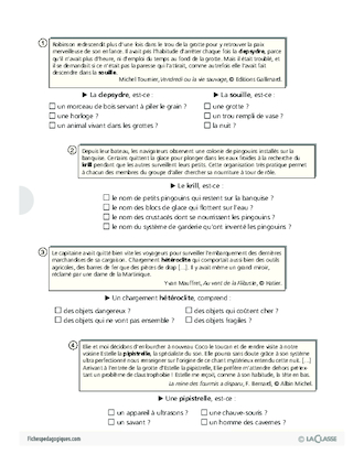 Déduire le sens d'un mot